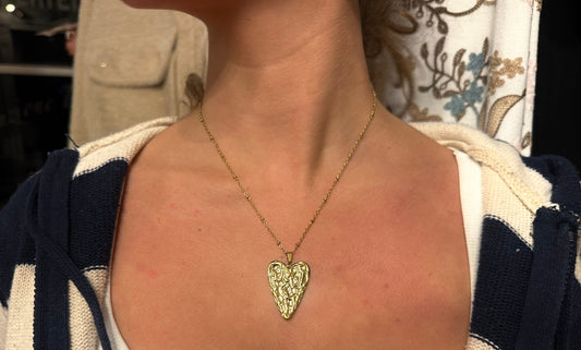 Rustic Heart Neckless