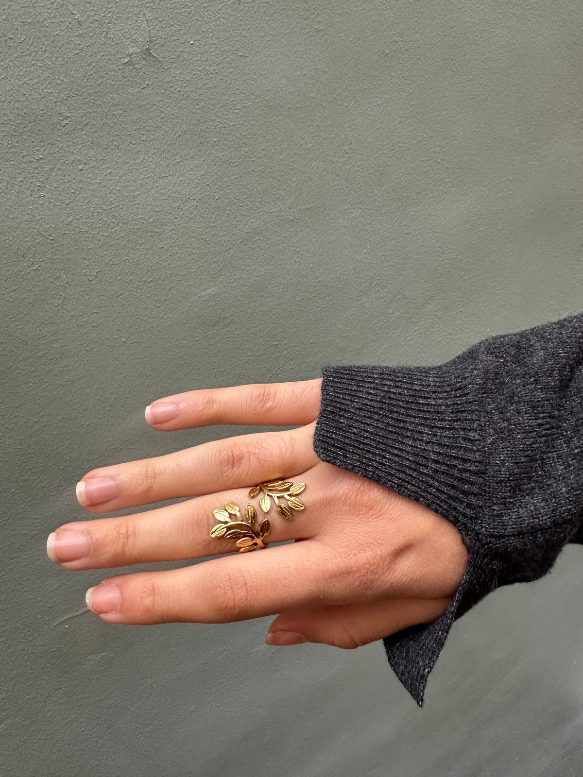 Gold Leaf Ring