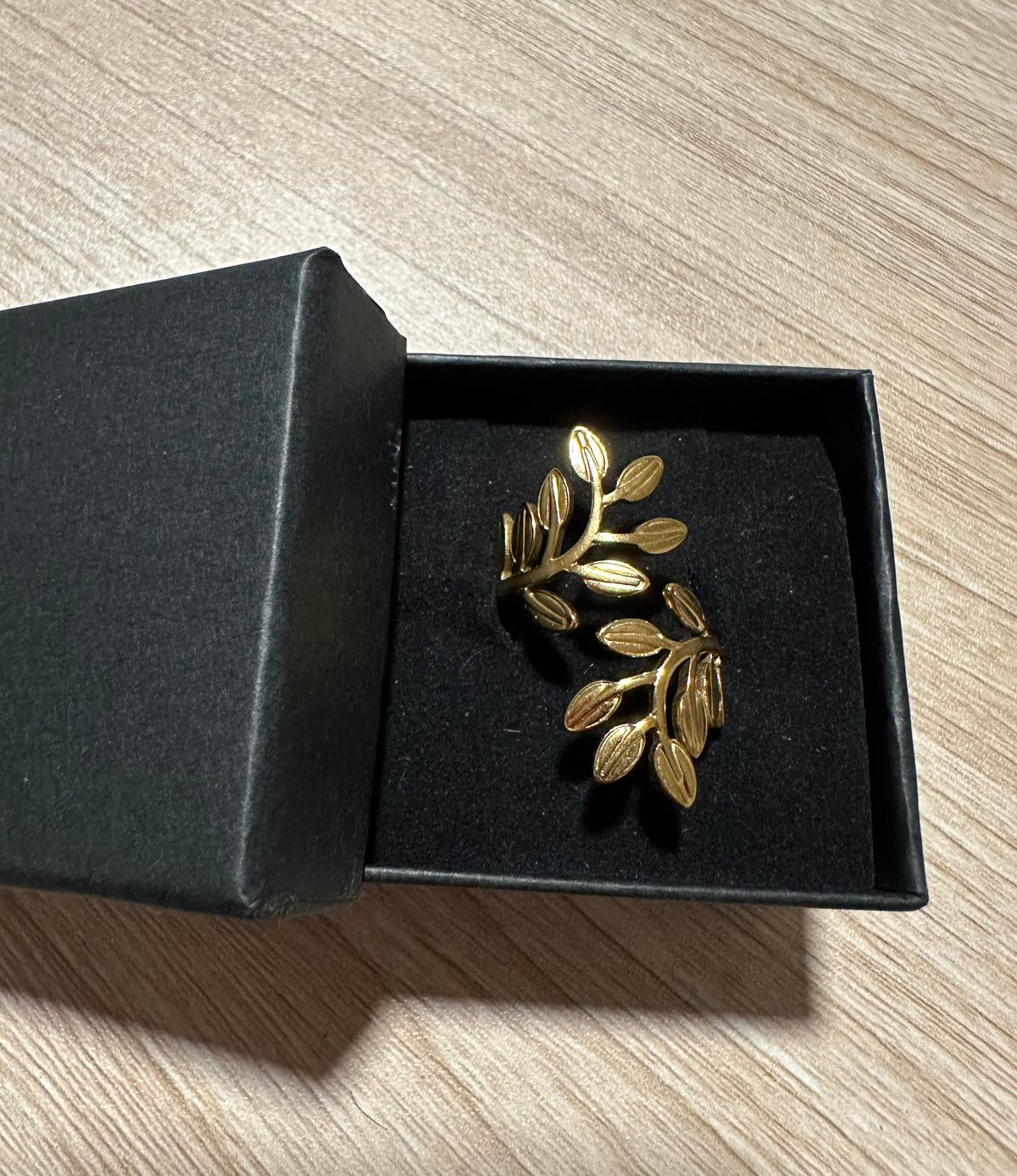 Gold Leaf Ring