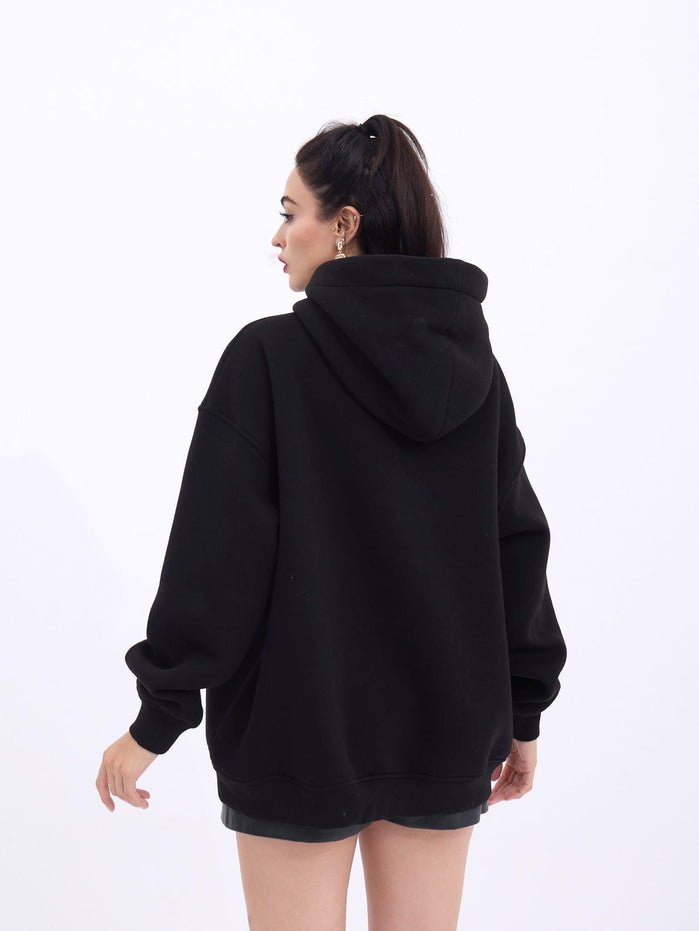 Black SWEAT - EKRU - trendynow