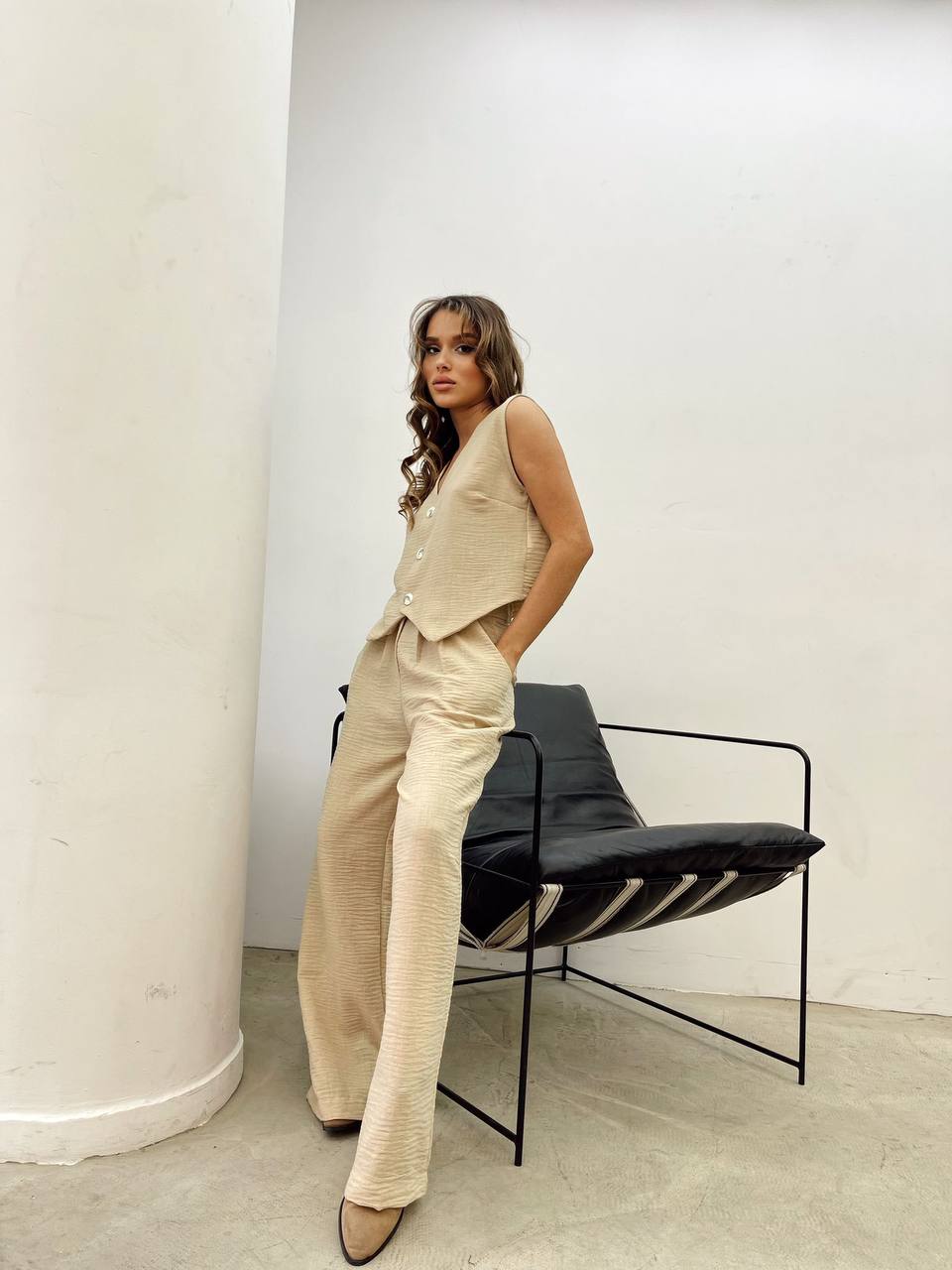 Muslin Tailored Suit Waistcoat And Trousers - trendynow